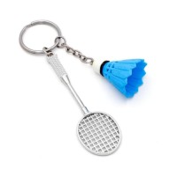 Simulation Badminton key ring souvenir creative gift