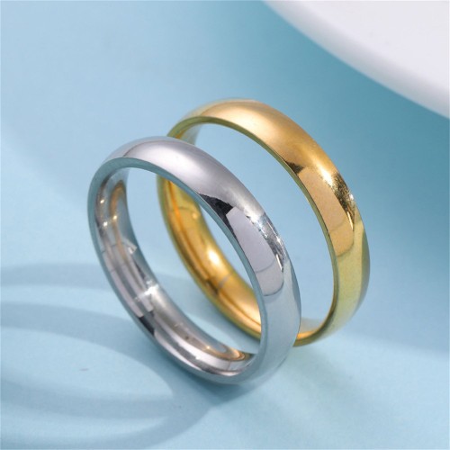 Factory direct sales European and American fashion simple metal ring