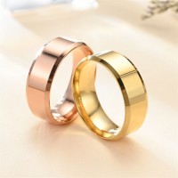 Factory direct sales European and American fashion simple metal ring