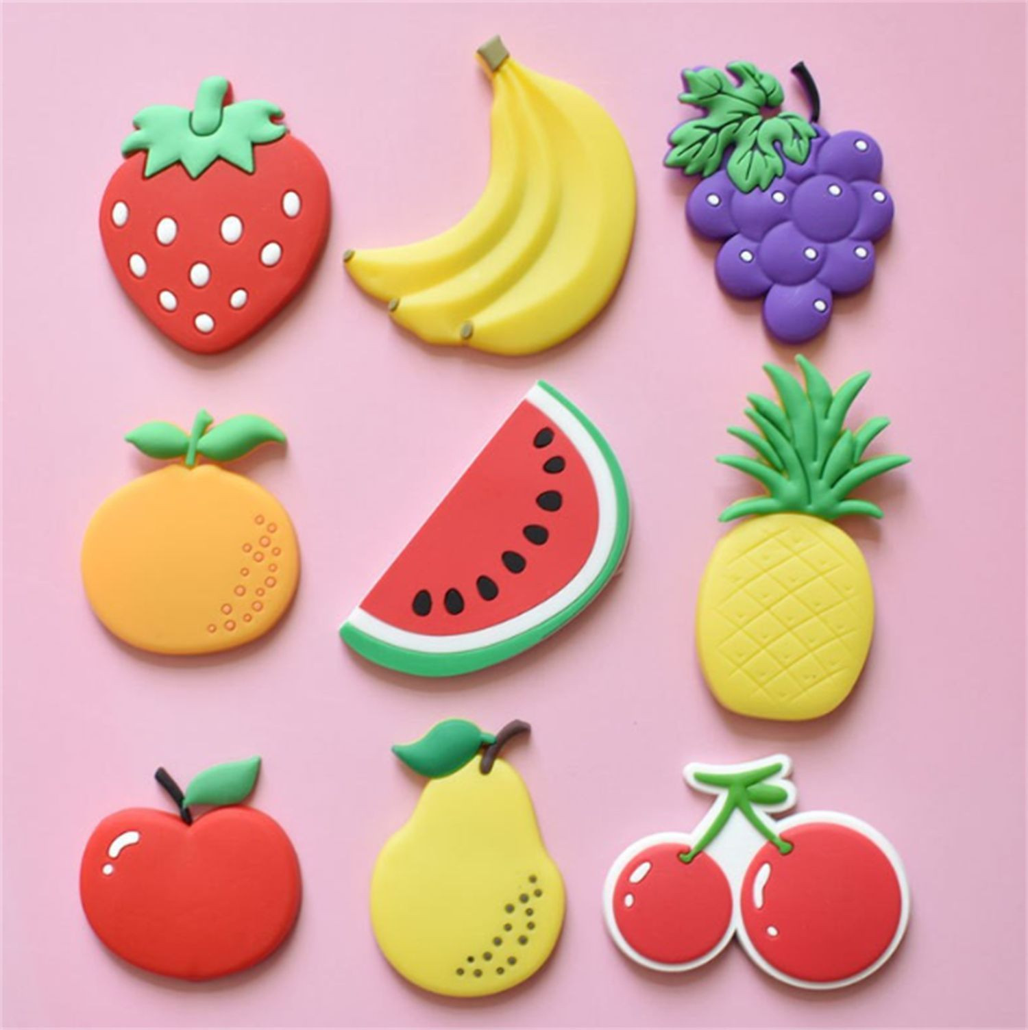 Wholesale 3D Custom Simulation Fruit Vegetable Fridge Magnet for Decoration