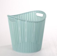 Household plastic laundry basket for Organized Clothes Storage