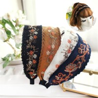 Hot sale elegant and versatile wide cloth hairband