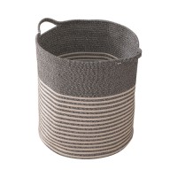 Wholesale Hand Woven Storage Basket Household cotton laundry basket