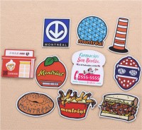 New custom paper fridge magnet PVC printing soft magnetic sticker