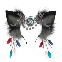 Hot selling American feather hairband party festival decorations