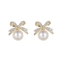 Hot selling fashionable and simple various styles pearl stud earring