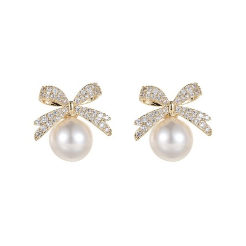 Hot selling fashionable and simple various styles pearl stud earring