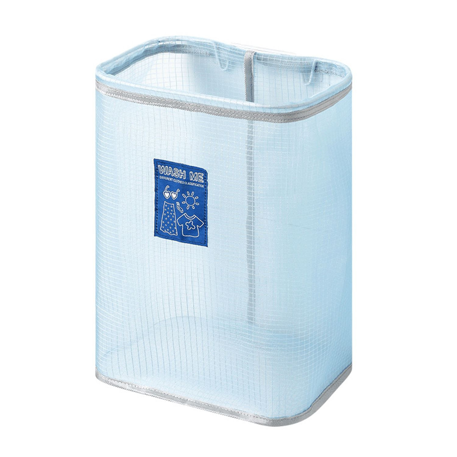 Multifunctional foldable storage basket household mesh laundry basket