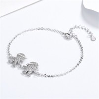 Adjustable Length Silver bracelet with Simple Yet Elegant Design