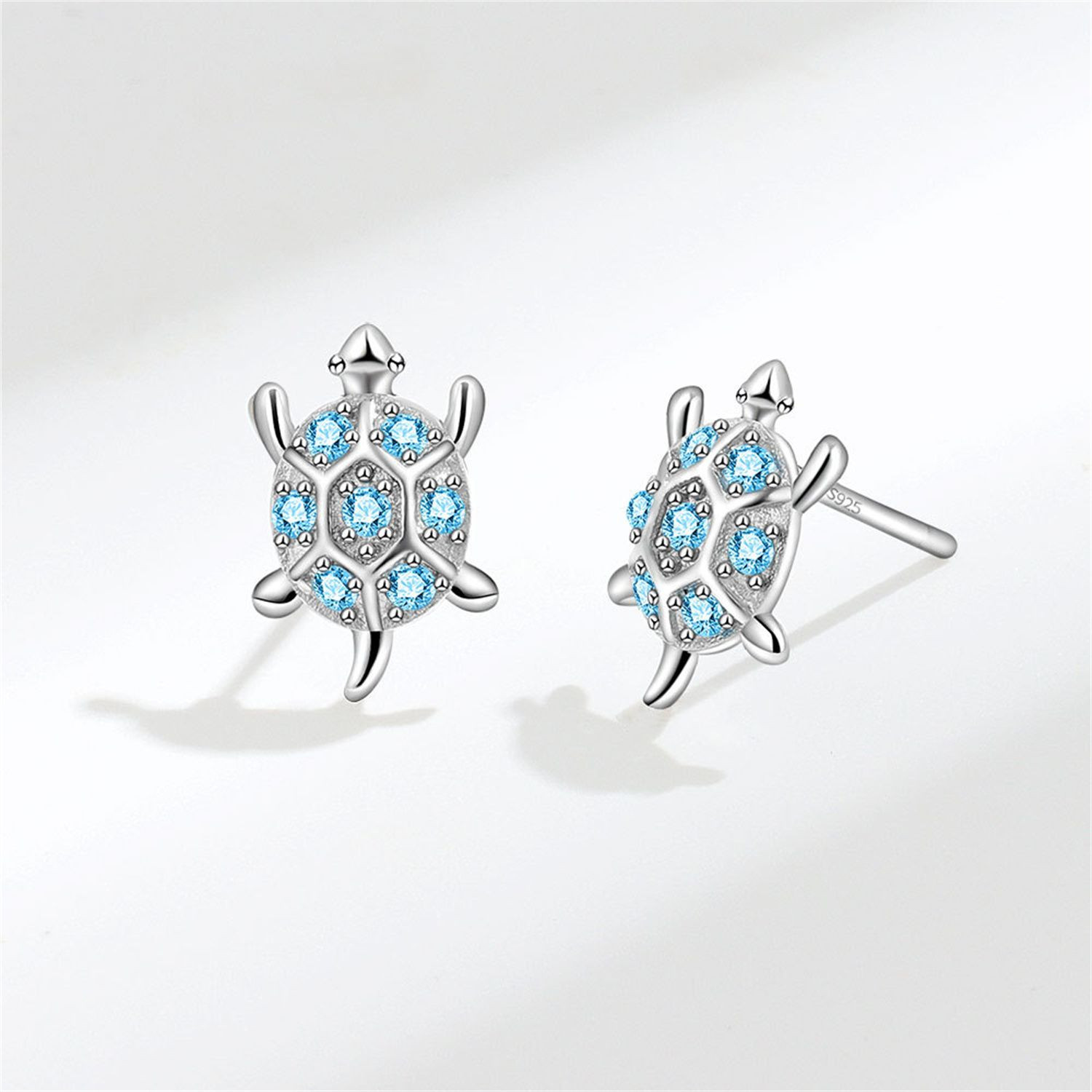 Factory wholesale fashion simple zircon  exquisite gem stud earring