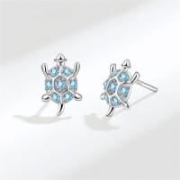 Factory wholesale fashion simple zircon  exquisite gem stud earring