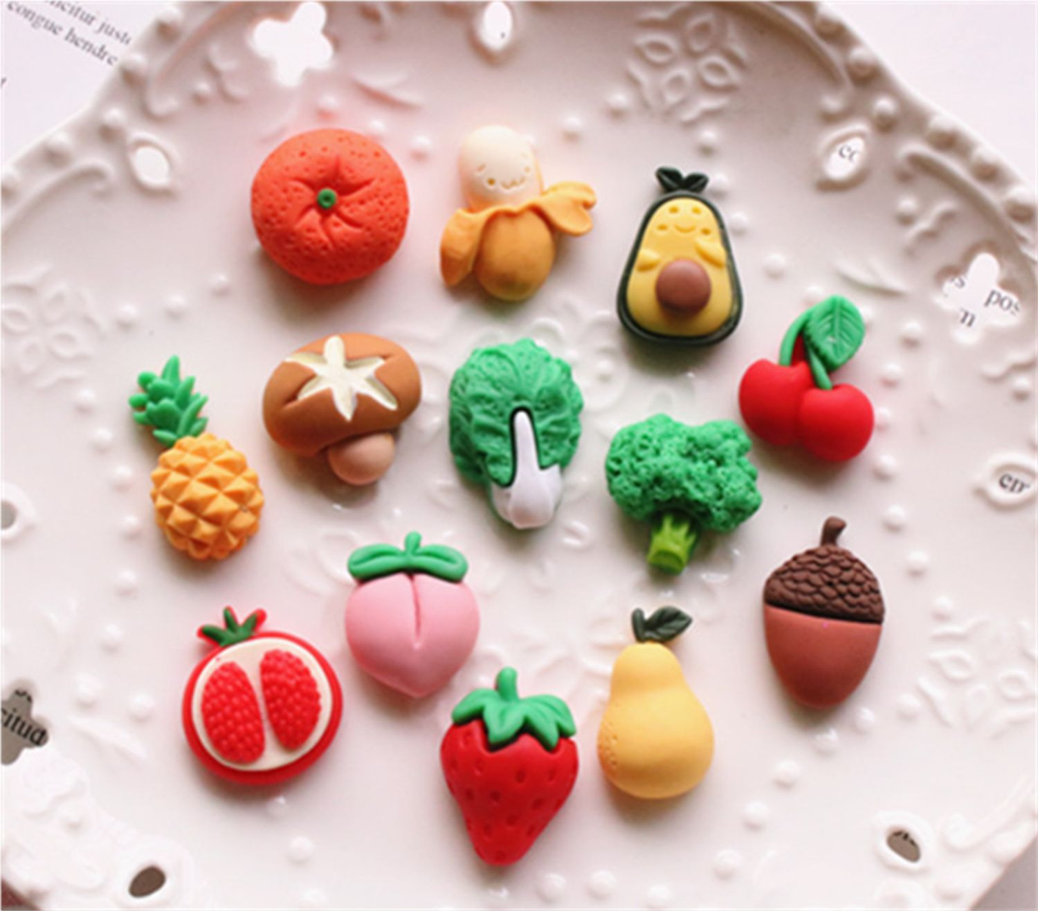 Wholesale fun 3d simulation vegetable fridge magnet