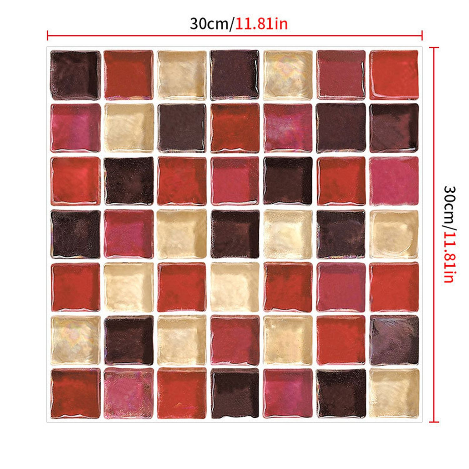 Wholesale Self-adhesive Three-dimensional Waterproof  mosaic wall sticker