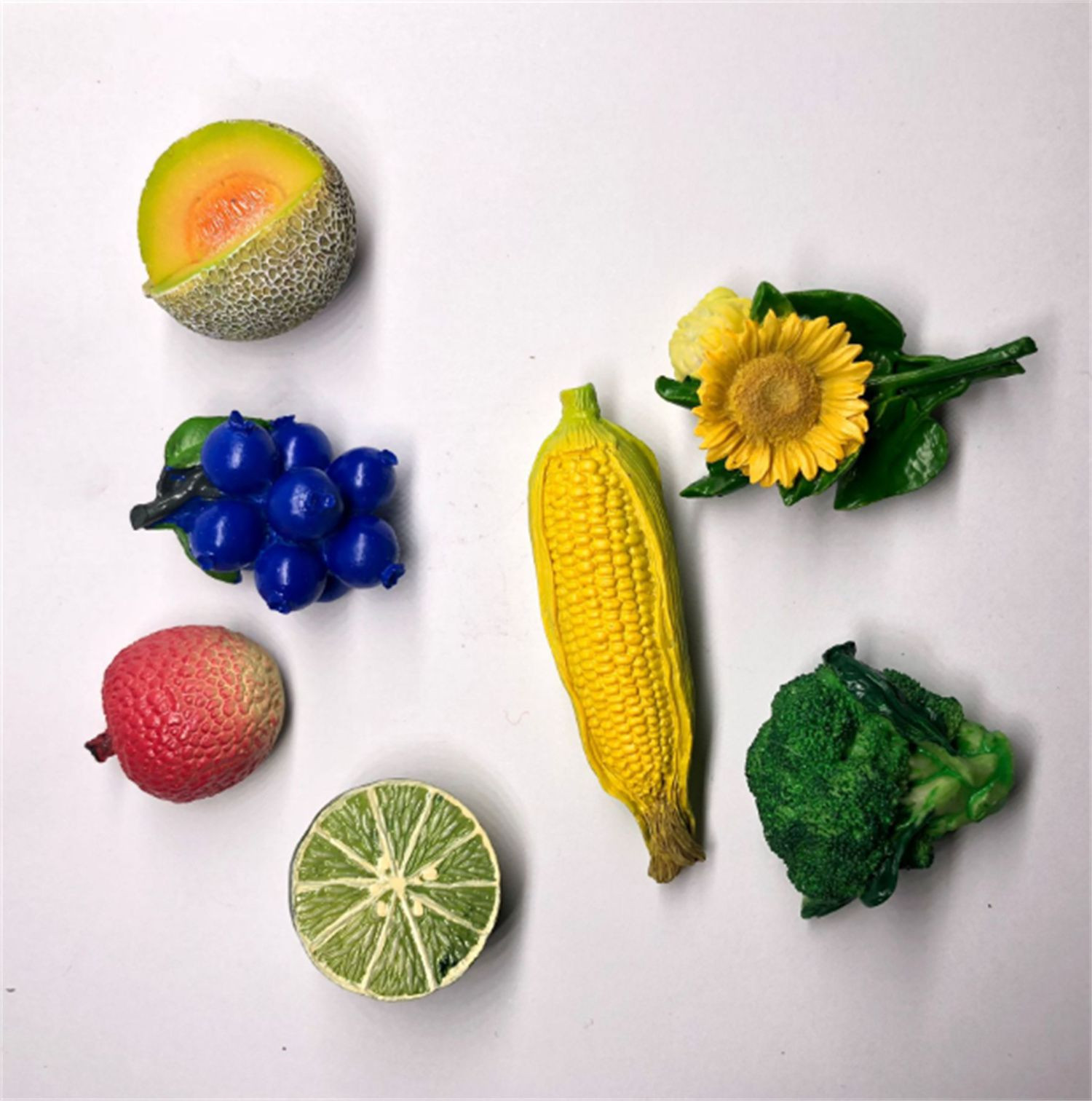 Wholesale 3D Custom Simulation Fruit Vegetable Fridge Magnet for Decoration