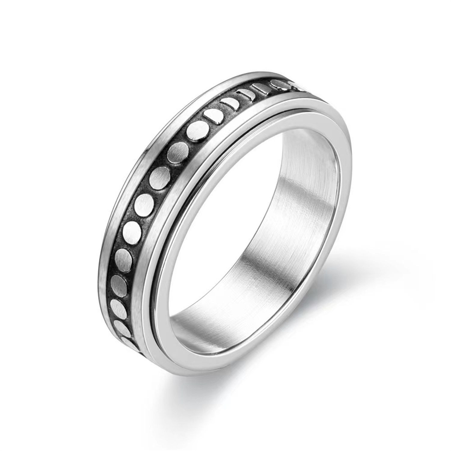 Factory direct sales European and American fashion simple metal ring