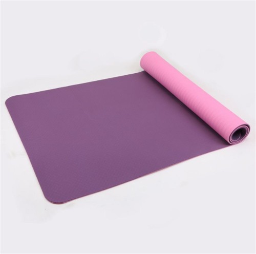 Wholesale environmentally friendly odor free double layer yoga mat