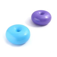 Hot selling thickened explosion-proof donut yoga ball half ball fitness ball