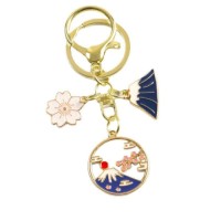 Hot sales New creative cutout dripping oil Metal key chain