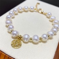 Wholesale new fashion natural freshwater pearl bracelet