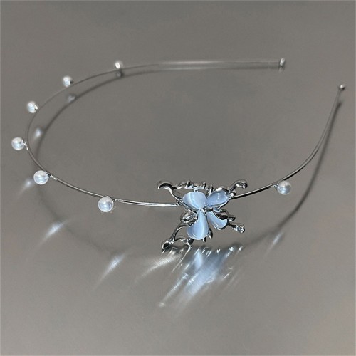 Light luxury and high-end feel fairy-like versatile metal hairband