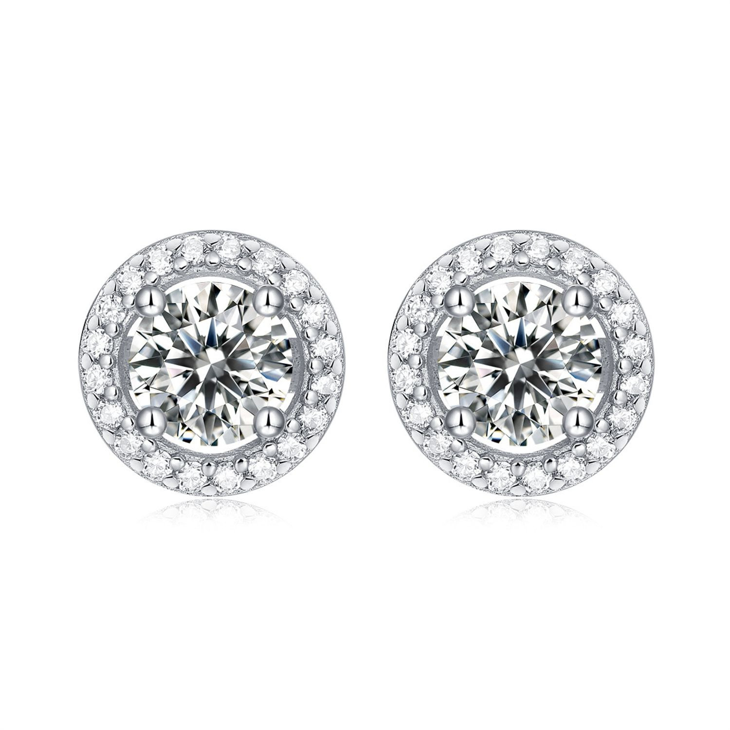 Wholesale new high-end fashion womens silver stud earrings