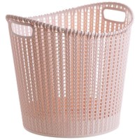 Household plastic laundry basket for Organized Clothes Storage