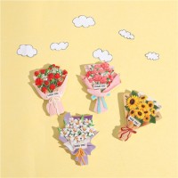 Wholesale creative three-dimensional magnetic stickers resin fridge magnet