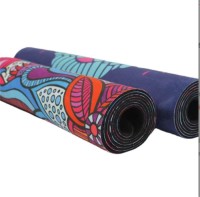 Mute Ultra-Thin suede yoga mat for Sweat Absorption