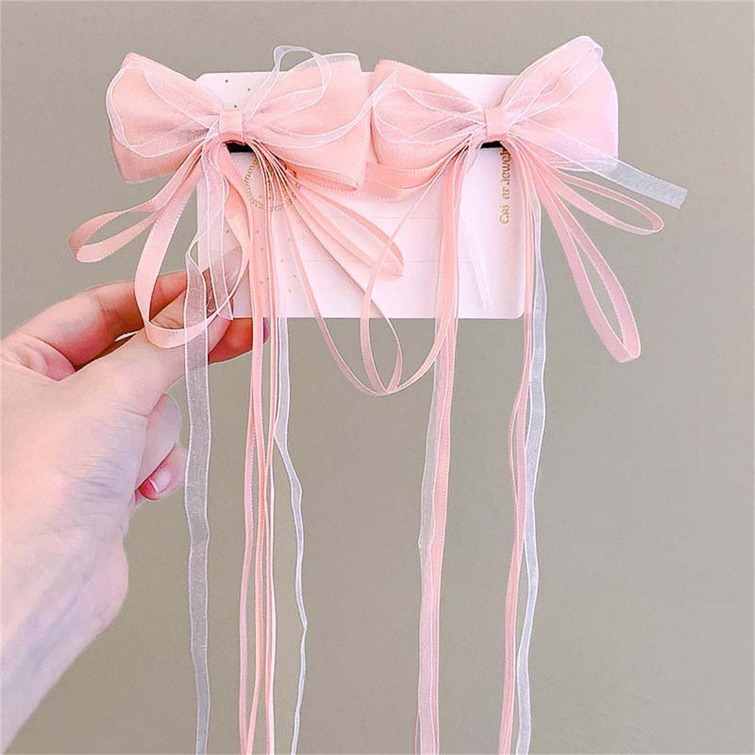 Hot selling super immortal bow tiara ribbon hairpin