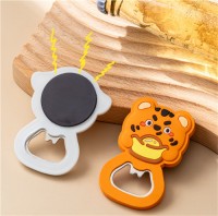 Wholesale custom multi-function bottle opener fridge magnet