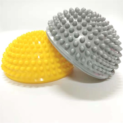 Factory direct sales brand new PVC durian ball half shape yoga ball